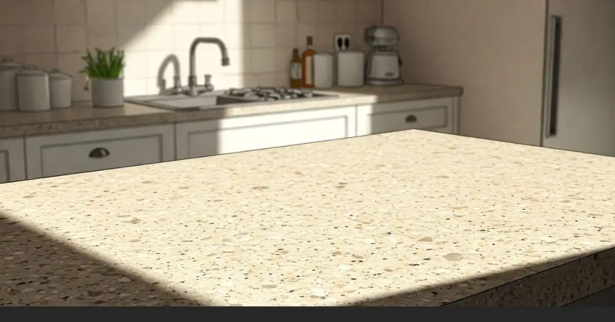Så får du en stilren design med granit och skiffer!