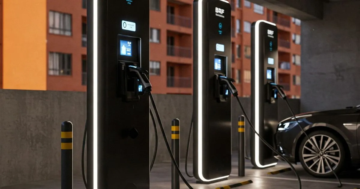 laddstation elbil brf